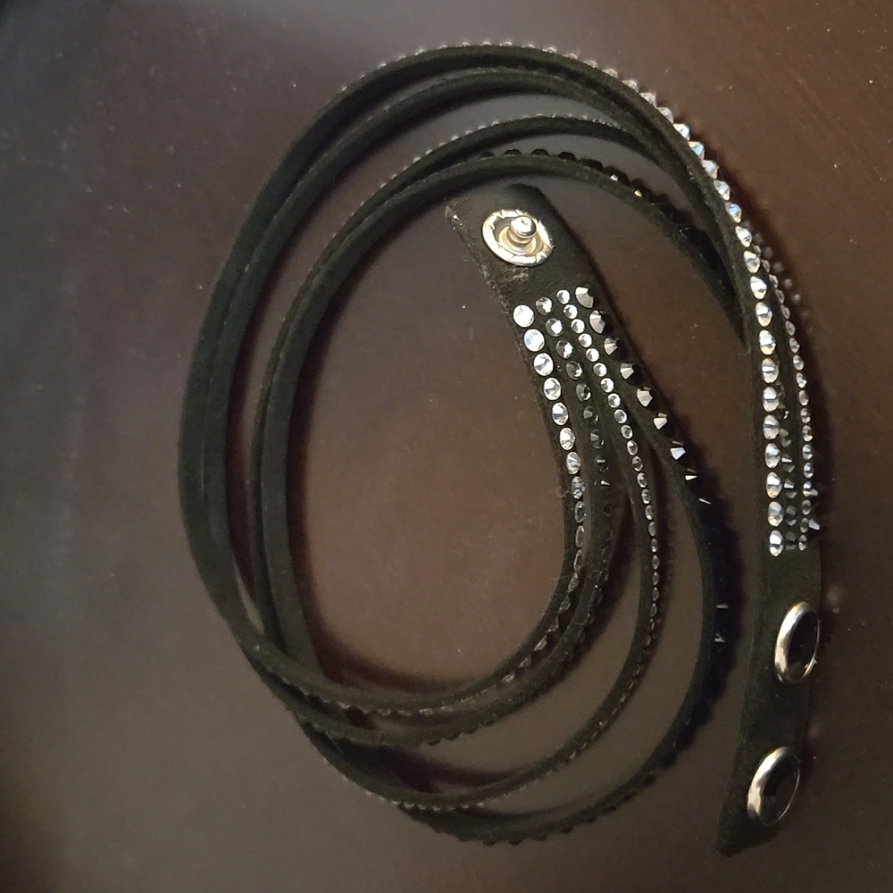 Swarovski Black and Silver Crystal Bracelet - Picture 3 of 4